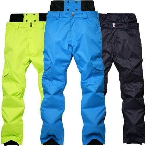 Winter Ski Pants Waterproof Mens Outdoor Sports Snowboard Pants Kayak Pantolonu Warm And Windproof Pantalon Nieve Hombre