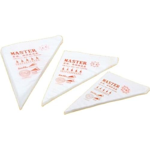 100 PCS Small Size Disposable Piping Bag Icing Fondant Cake Cream Decorating Pastry Tip Tool 17X 26CM D758
