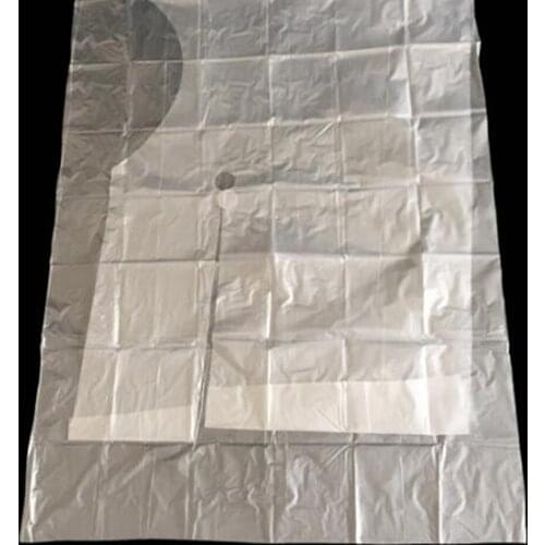 200 Pieces Clear Plastic Hair Cutting Cape Salon Gown Salon Barber Shop Capes