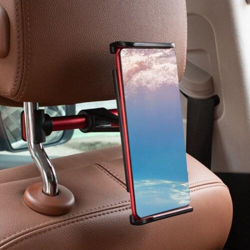 Car Back Seat Phone Holder 360 Degree Rotation Headrest Mount for iPad 4.7-12.9 inch Smartphone Tablet GPS Stand Bracket