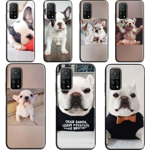 French Bulldog Dog Phone Case For POCO X3 M3 Pro F2 F3 Cover For Xiaomi Mi 10T Pro Note 10 Lite Mi 11 Ultra