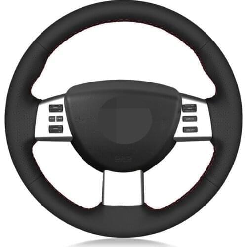 Car Steering Wheel Cover Black Genuine Leather For Nissan Quest 2004-2010 Altima 2005-2009 Murano 2003-2008 Maxima 2004-2008