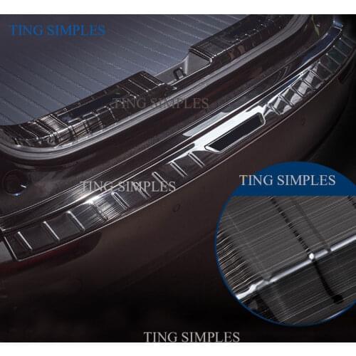 For Mazda CX30 CX-30 2020 2021 Stainless Steel Rear Bumper Protector Sill Trunk Guard Cover Trim Car Styling Accessories 2pcs