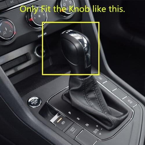 For CC 2019 accessories Car Gear Shift Knob Lever Handle Head Decoration cover trim car styling 2pcs
