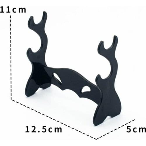 Two Tiers Holder Display Stand Acrylic Bracket Rack for Game and Cartoon Comics Show Knife Sword Magic Wand Collection