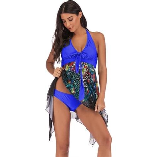 Hot Sale Two pieces Plus size To 5XL Women Bikinis Set Swimsuits Sexy Swimwear Spa Suits Print Bathing Suit