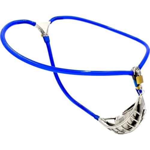 Invisible Stainless Steel Male Chastity Belt Adjustable CBT Chastity Device Toys Penis Bondage Lock with Anal Plug Penis Dildo