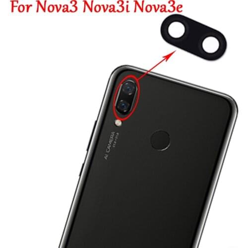 2PC 100% New Original Rear Back Camera Glass Lens Cover with Adhesive For Huawei Nova 3 3i 3e Nova3 Nova3i Nova3e Fast Ship