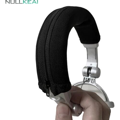 NULLKEAI Replacement Headband Cover Zipper Cushion For Shure SRH240 SRH240A SRH440 SRH840 SRH940 Headphones