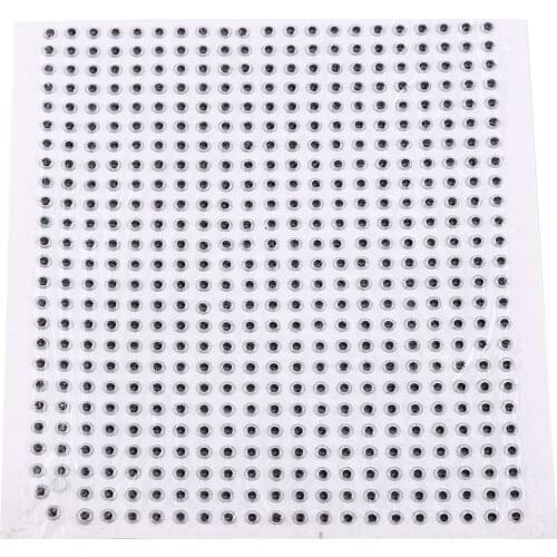 500PCS/Lot Adhesive Backing 3D Fishing Lure Eyes Useful Tool Artificial Fish DIY Eye Fishing Tackle For Making Bait