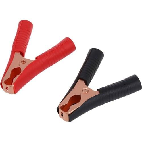 Alligator Clips Hot Car Battery Clamps Crocodile Clip 100A Red Black Electrical connection battery terminals power wire test