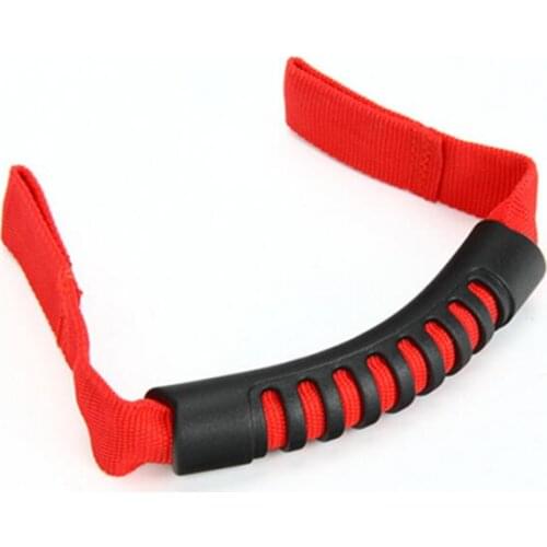 2Pcs/Set Red Front Seat Headrest Grab Handle Armrest Fit For Jeep Wrangler Compass Patriot 2007-2015