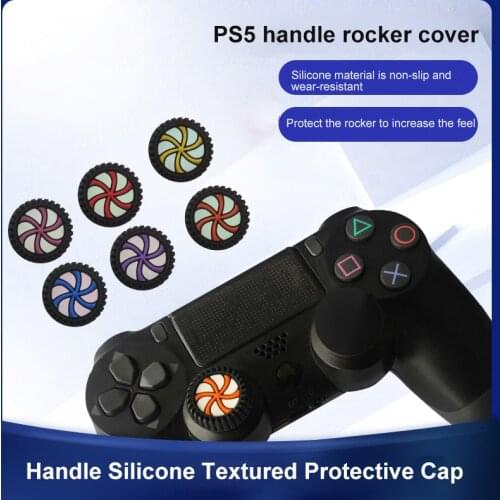 2Pcs Controller Thumb Silicone Stick Grip Cap Cover For PS4 PS5 XBOX One/360/series X Switch Pro Controllers Game Accessory New