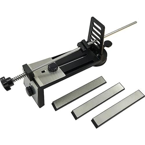 4pcs/set Stainless Steel Fixed Angle Knife Sharpener Diamond Sharpener Household Grinding Scissors Sharpening With Three stones