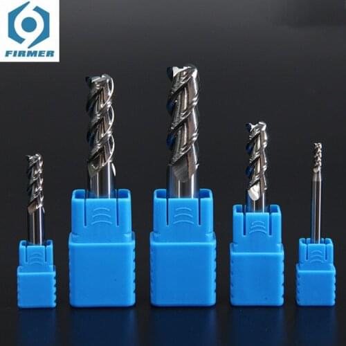 5PCS Aluminum Copper Wood Cutter Endmill HRC50 3 Flute Cnc Milling Tools Tungsten Steel Milling Cutter End Mill 1mm 2mm 3mm 4mm