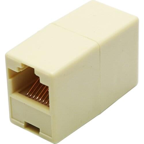 5pcs RJ45 8P8C Double Ports Female Plug Telephone Connector