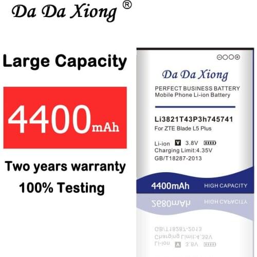 Li3821T43P3h745741 Battery for ZTE Blade L5 Plus 3750mAh Replacement phone battery High Quality