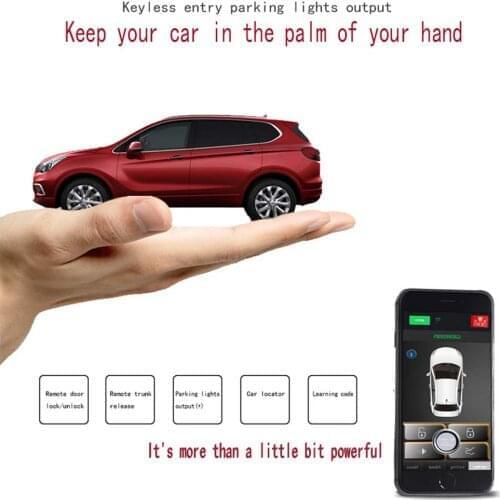 24v keyless entry Car Alarm System PKE For Truck Central Car Door Locking App Remote Control for Smart Key or Phone Control