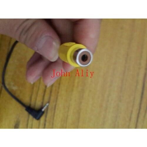 Free shipping Black AV in Video Cable 2.5mm Stereo Jack Male Plug To RCA Female Adapter Cable For GPS Converter Cable Cord