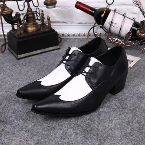 Plus Size 47 Business Wedding Oxfords Shoes For Men Luxury Loafers Genuine Leather Shoes Brogues Lace Up Men Dress Shoes