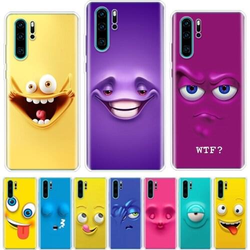 Hot Funny Face Yellow Soft Phone Case For Huawei Honor 9 10 20 Lite Pro 7A 7X 8S 8X 8A 9X 1020i Y5 Y6 Y7 Y9 2019 V20 Cover Shell