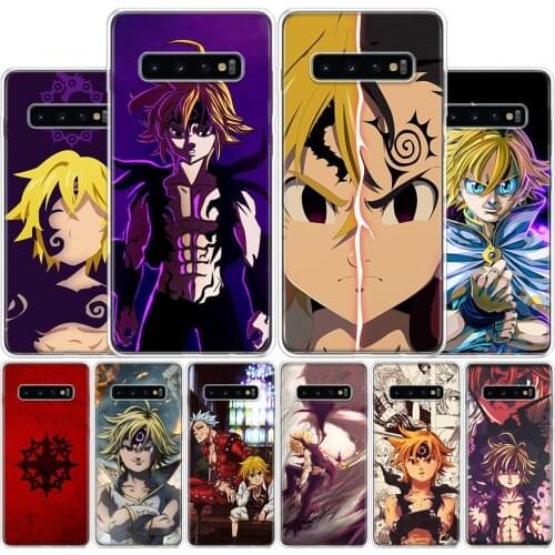 Meliodas Seven Deadly Sins Anime Phone Case For Samsung Galaxy S10 S20 FE S21 Ultra Note 10 9 8 S9 S8 S7 Edge J4 J6 J8 Plus Lite