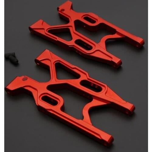 CNC precision machining all metal rear suspension A arms for LOSI 5IVE-T ROVAN ROFUN KM X2