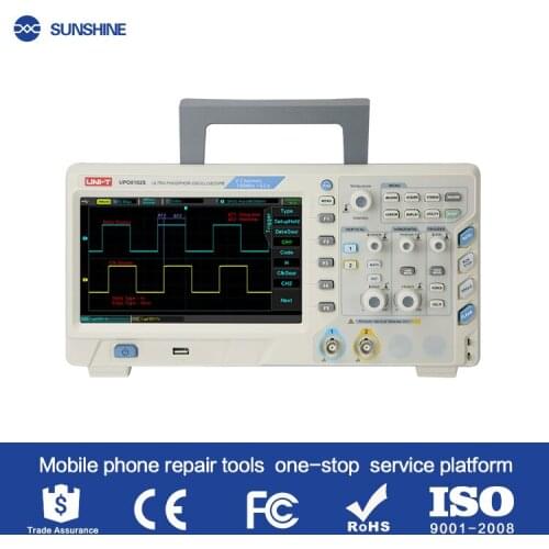 HIGN QUALITY 2 CHANNEL 100MHZ 1GS/S DIGITAL OSCILLOSCOPES UNI-T BRAND UT2102CEX