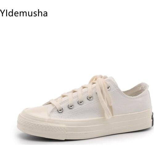 New Spring High Top Women Canvas Shoes Vulcanized White Soft Sole Shoes Comfortable Autumn Womens Sneakers Zapatillas Mujer