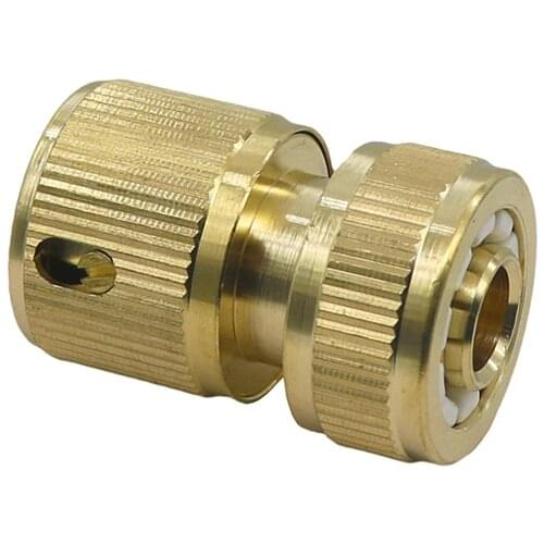 Brass Quick Connector for 1/2" Garden Hose Agriculture Irrigation Drip Gardening Tools and Equipment Water Adapter 1 Pc