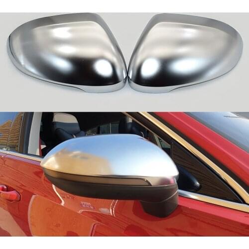 For Volkswagen VW Passat B8 2015-2019 Matt Chrome Mirror Cover Rearview Side Mirror Cap Housing