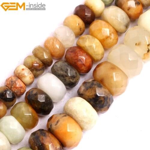 Natural Nephrite Huashow Jades Faceted Beads For Jewelry Making Selectable Size 15inches DIY FreeShipping Wholesale Gem-inside