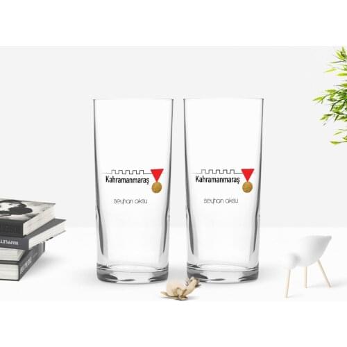 Personalized Colorful Printed Sikka Design Tourist Dual Arrack Cup Seti-1