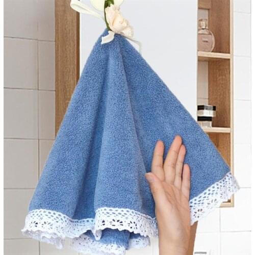2pcs Hand Towels Soft Water Absorbent Coral Fleece Small Towels Wipe Cloth Scouring Pad Rag Kitchen Cleaning Wiping Tools