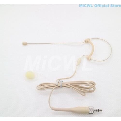 Professional Skin Headset Omnidirectional Condenser Microphone For Sennheiser G2 G3 G4 Wireless 3.5mm Stereo Lock MiCWL