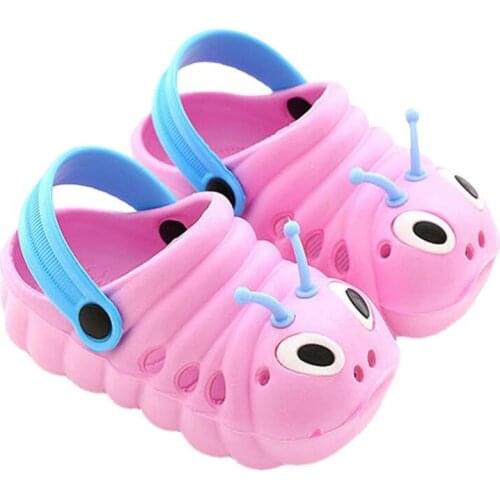 Animal Prints Toddler Kid Boys Girl Cute Cartoon Beach Non-slip Slippers Flip Shoes Infant Cartoon Flat Heels Solid Baby Shoe