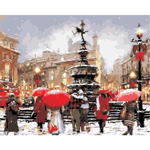 Asparagus True Beautiful Car Bus Oil Painting By Numbers Art Picture Acrylic Paint Drawing On Canvas For Couple Hand Painted