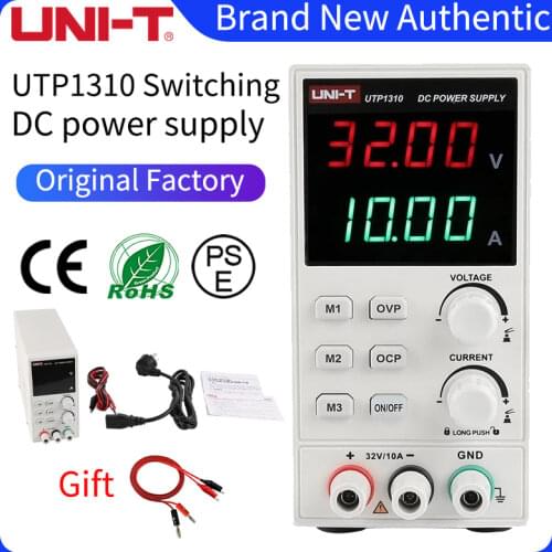 UNI-T UTP1310 DC Power Supply 32V 10A Current Adjustable 4 Digits Display AC 110V/220V Voltage Regulator For Phone Repair