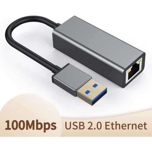 USB to RJ45 10/100 Mbps USB Ethernet Adapter Network Card LAN USB Network Lan RJ45 Card for PC Computer laptop