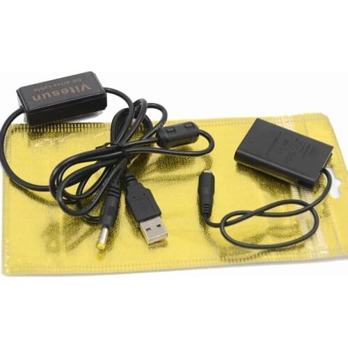 ACK-DC100 USB drive camera power bank cable+DR-100 DC Coupler NB-12L NB12L dummy battery dc Grip for Canon G1 X Mark II N100