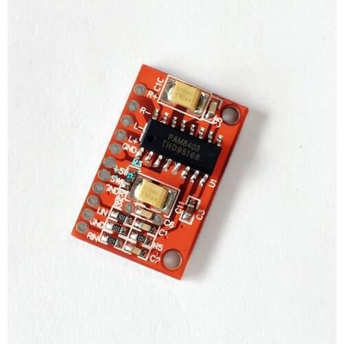 1PCS 3W*2 Mini Digital Power Audio Amplifier Board USB DC 5V Power Supply PAM8403