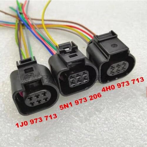 1pcs/lot 6 Pin/Way Throttle Connector Plug Wire Cable For VW Passat Tiguan Magotan Jetta Bora Golf Audi A3 Q3 A4L Q5