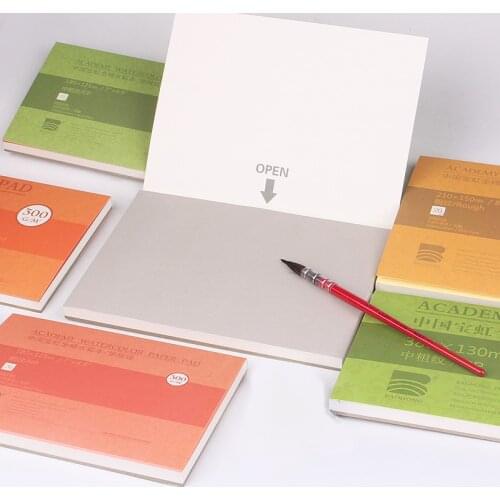 100% Cotton Professional Watercolor Paper 20Sheets Hand Painted 300gsm Wood Pulp Watercolor Book for Artist Student Supplies