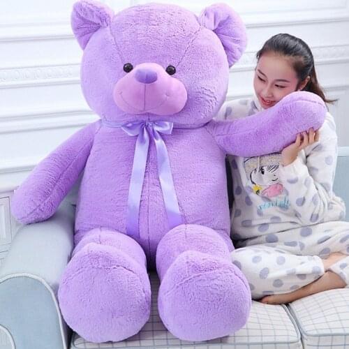 120cm High Quality Giant Bear Plush Doll Soft Stuffed Animal Bear Plush Toys Kids Girls Popular Valentine Lover Birthday Gift