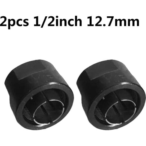 2Pcs Trimmer Collet Cone Nuts Router Planer Adapter Transfer Replacement For Makita 3612Y 3612T 3612C 3612BR 3612CT 3600H Parts