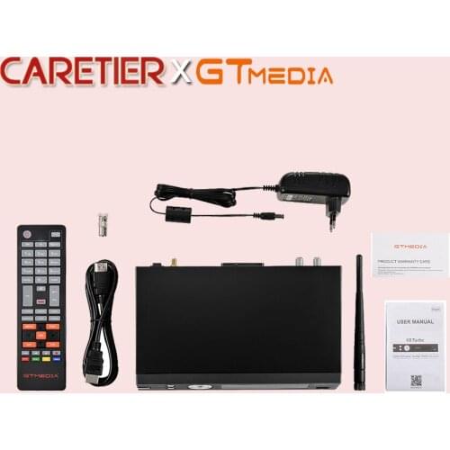 3PCS GTmedia V8 Turbo Satellite Receiver TV BOX Decoder HD DVB S2X T2 Cable 1080P M3U Support CA Card Slot PK V8 PRO 2