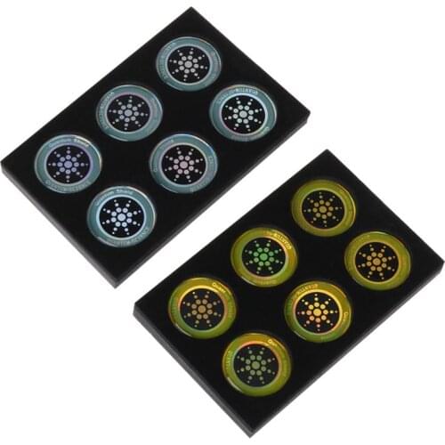 6Pcs/Set Round Quantum Shield Sticker Mobile Phone Stickers For Cell Phone from EMF Fusion Excel Anti Radiation Protection 37MC