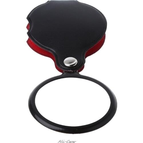 8X 50mm Mini Pocket Folding Jewelry Magnifier Magnifying Eye Glass Loupe Lens