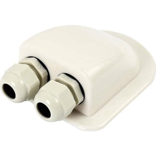 RV Accessories Solar Car Junction Box Roof Wire Entry Gland Box Solar Panel Cable Motorhome Junction Box RV Accessories