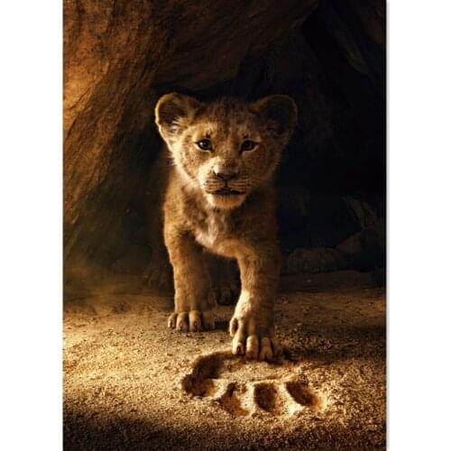 5D DIY Diamond Painting Mosaic Animals Embroidery Full Lion King Full Square Cross Stitch Kits Lovely Kid Gift Modern Home Decor